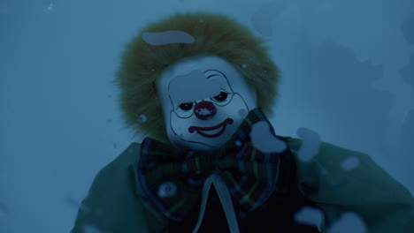 creepy clown doll