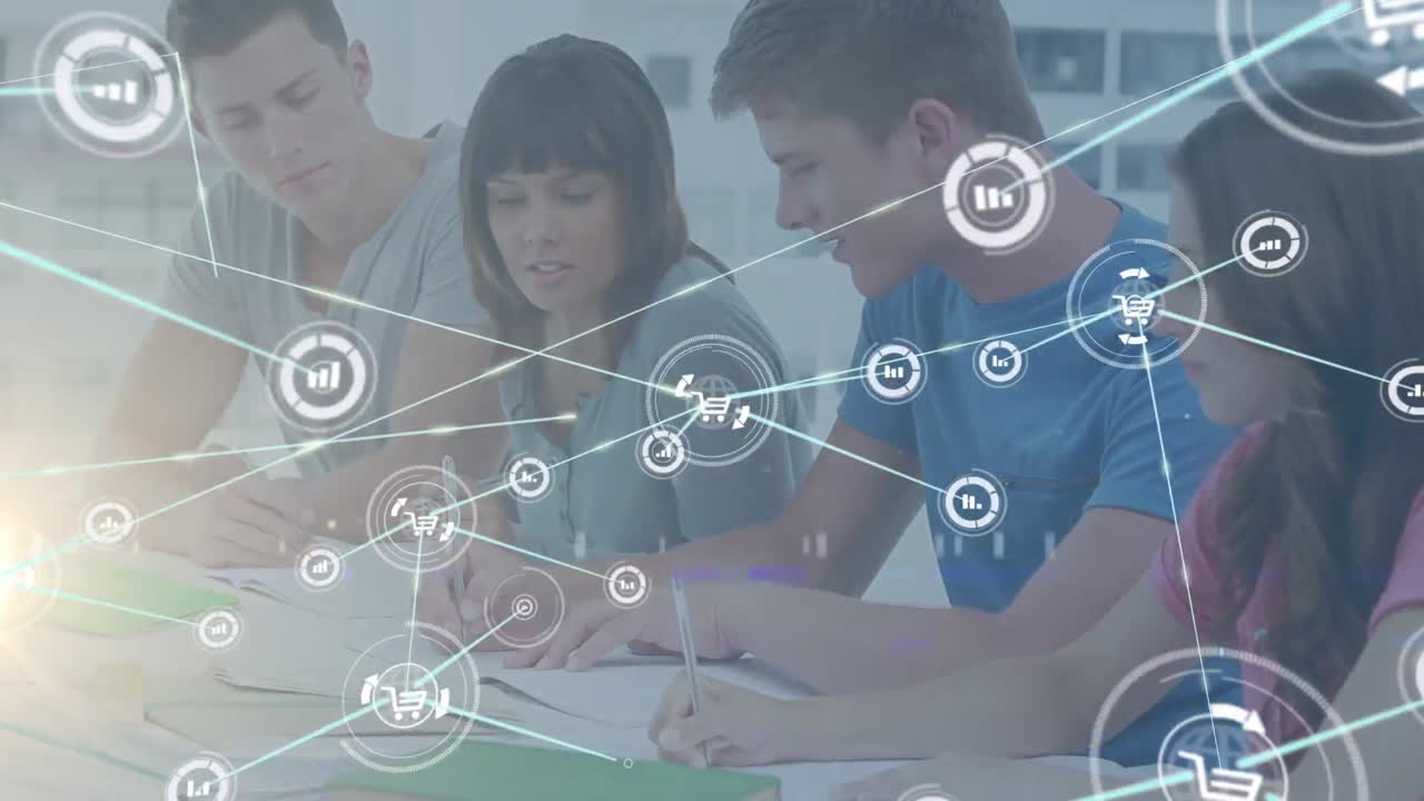 다양한 학생들의 학습에 대한 연결 네트워크의 활성화