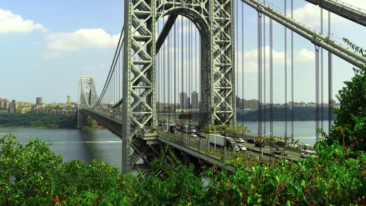 George Washington Bridge spanning the Hudson, New York City