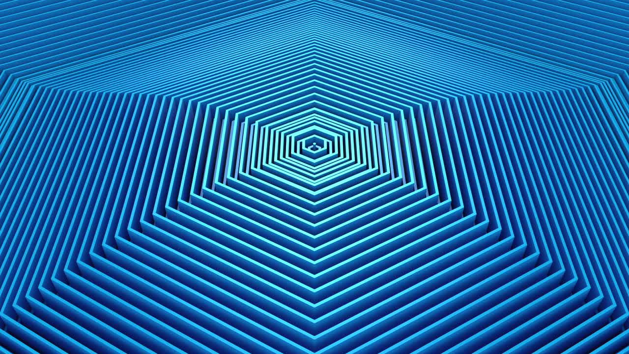 Hexagons Form A Wave