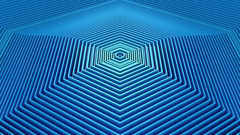 los hexágonos forman una onda