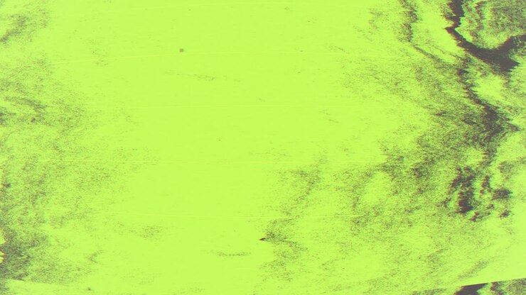 Abstract painting with a vibrant yellow and black backdrop and random splashes