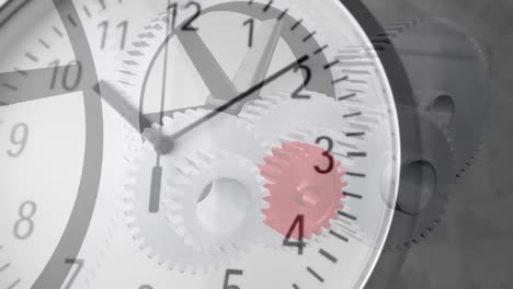 reloj con engranajes