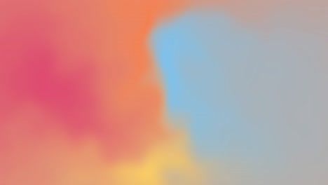 Loopable soft flowing colors in slow motion, abstract color blend background, tranquil dreamy meditation with fluid movement