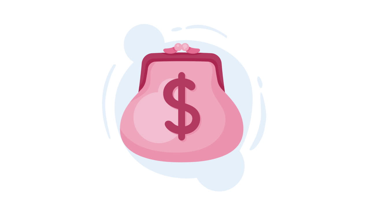 빌, 돈, 달러, 금융 애니메이션