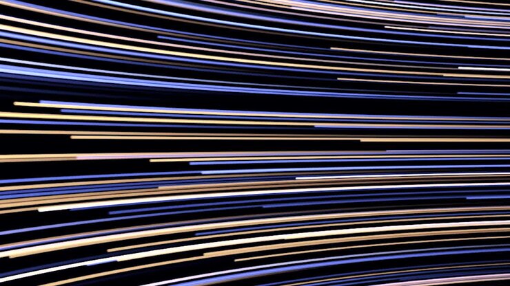 Abstract Glowing Lines Background