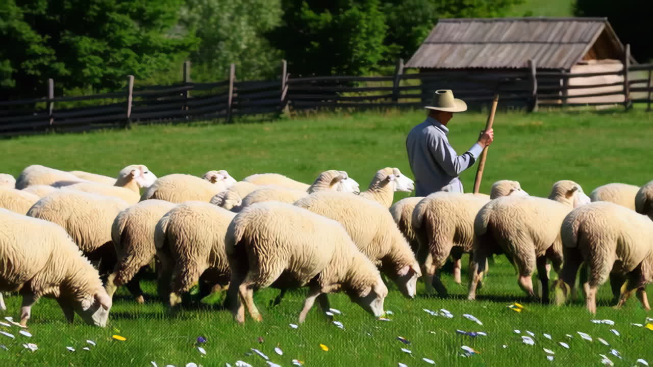 Scenic Countryside Views with Sheep