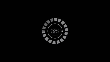 la barra de carga de vídeo de stock 4k