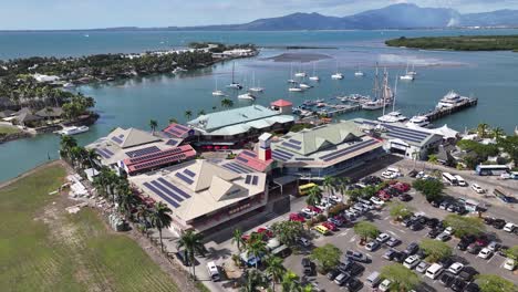 port denarau marina and shopping mall in fiji