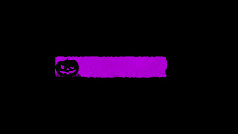 Halloween-Kopierraum,-Titelschleife,-Motion-Graphics-Video,-Transparenter-Hintergrund-Mit-Alphakanal