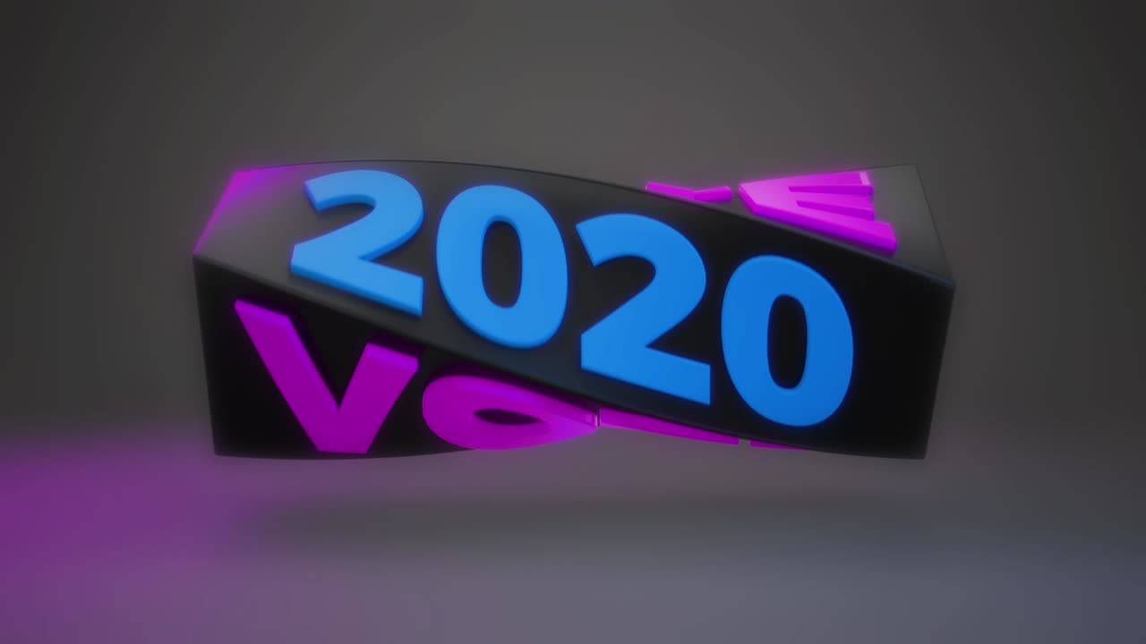 Creative Loop Words Vote and 2020