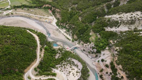 Manantiales-De-Agua-Termal-De-Benja,-Albania