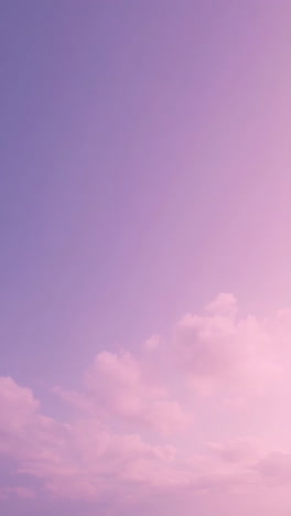 pastel purple and pink sky with soft clouds