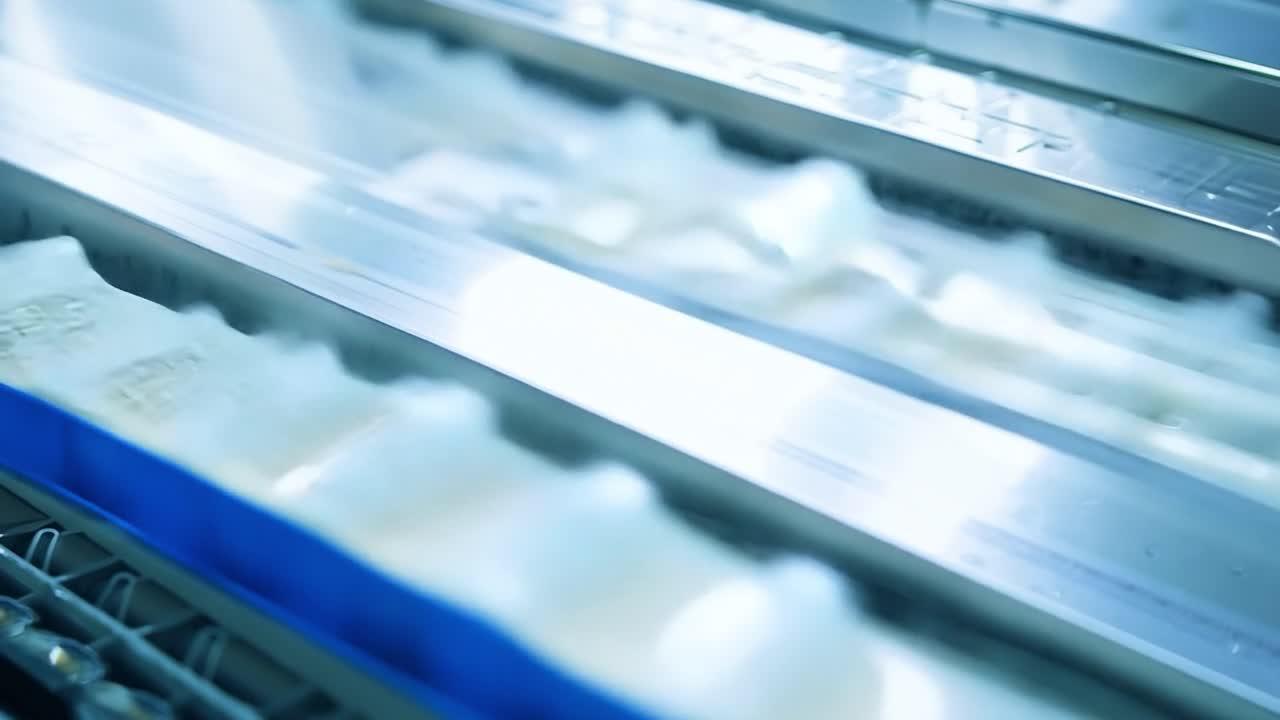 공장에서의 컨베이어 벨트