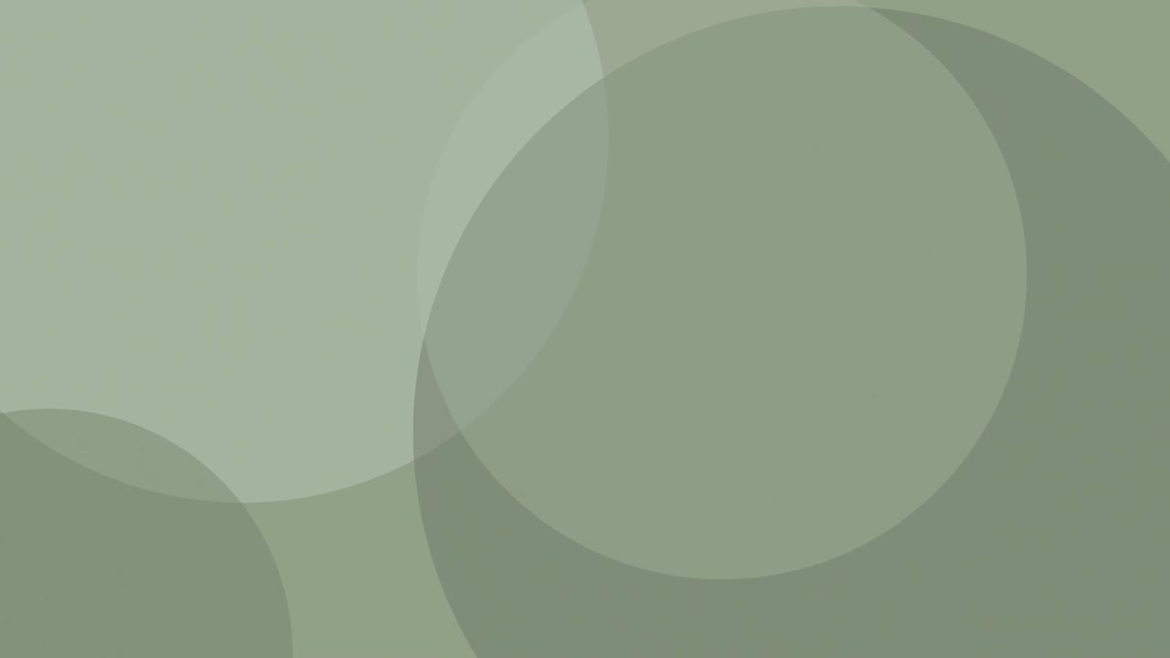 Abstract Motion Background with Overlapping Green Circles