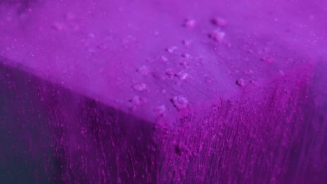 color fluid drip neon purple glitter ink flow