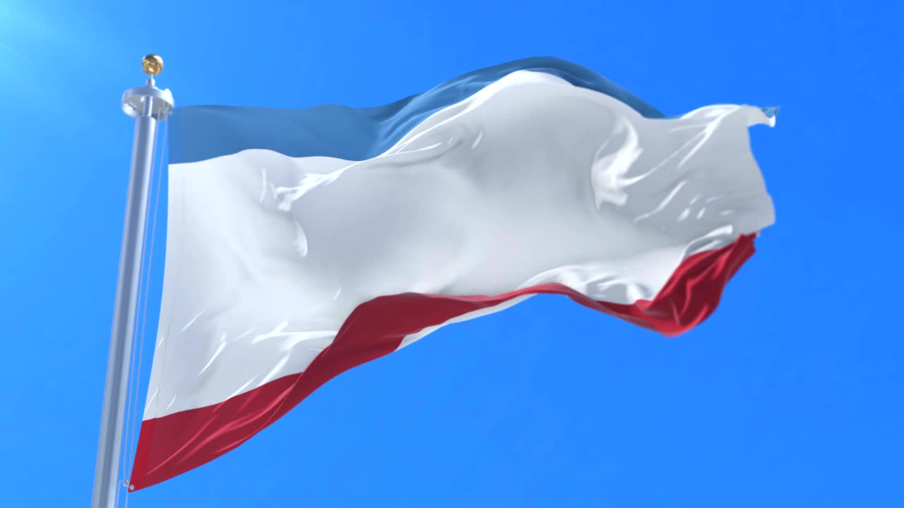 크리미아 공화국의 발이 바람에 흔들리고 푸른 하늘, 루프