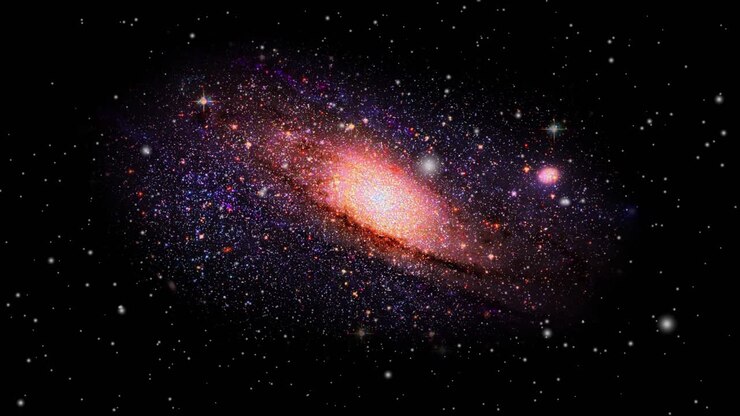 a mysterious galaxy in the universe