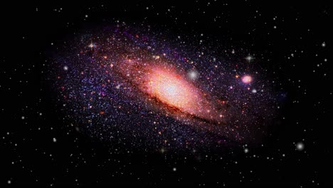 una galaxia misteriosa en el universo