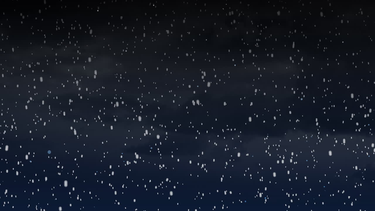 Mørk stormfuld himmel med regn og skyer 4k