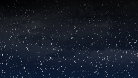 cielo oscuro con lluvia y nubes 4k