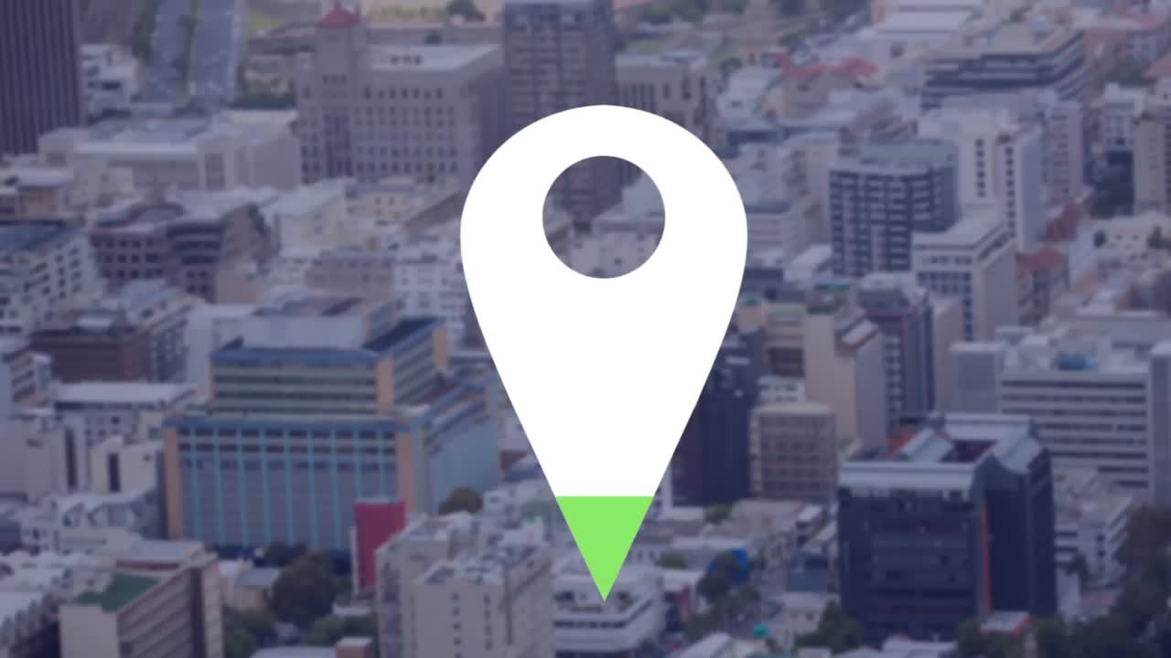 ubicación pin sobre el paisaje