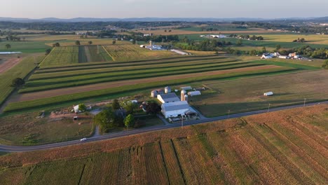 american farmland in late summer