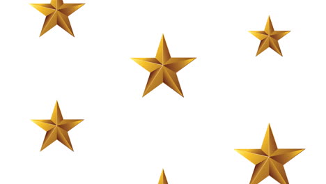 golden stars pattern luxury animation