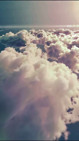 vista aerea de las nubes
