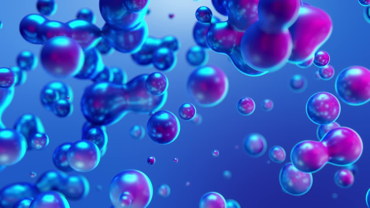 fondo líquido de arte minimalista de movimiento azul