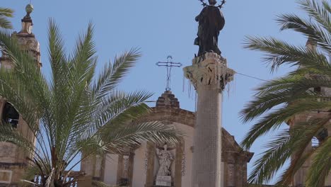 Kirche-Palermo-Italien---Kreuz-Der-Kirche