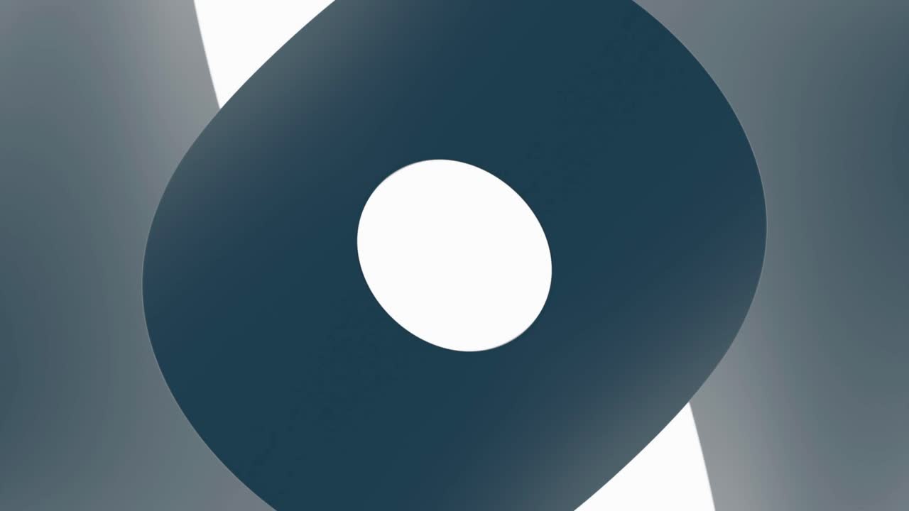 Abstract Geometric Shapes in Blue and White