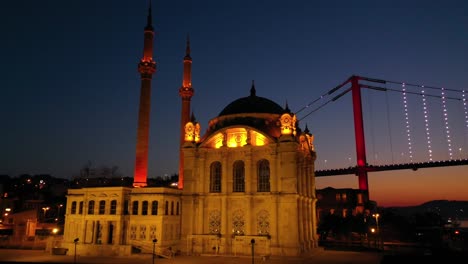 ortakoycamii, istanbul drone footage