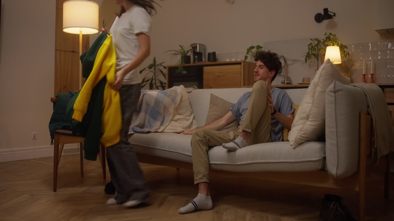 Couple in Living Room