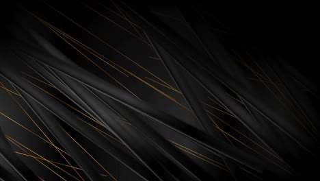 concepto abstracto fondo de movimiento negro y dorado