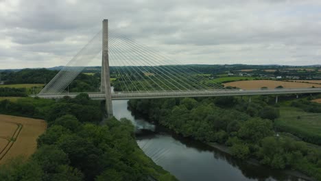 The-Mary-McAleese-Boyne-Valley-Bridge-is-a-cable-stayed-bridge-in-County-Meath,-and-Co-Louth,-Ireland