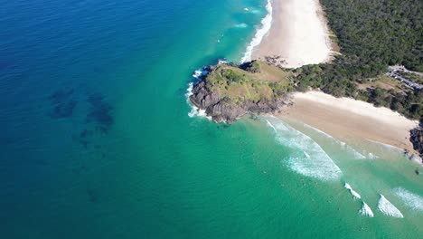 norries headland and cabarita beach with maggies beach and hastings point lookout revealed in distance