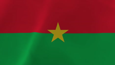 burkina faso waving flag 4k moving wallpaper background