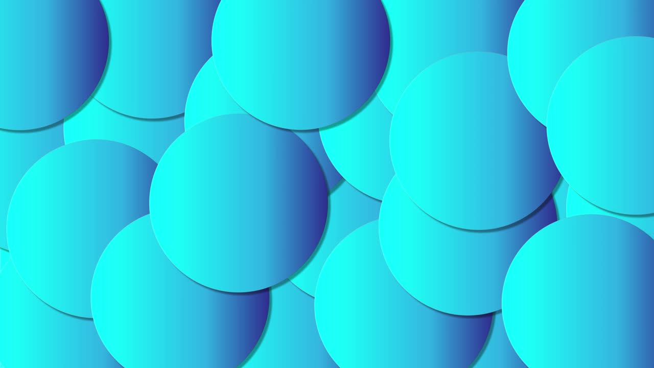 circular azul abstracto