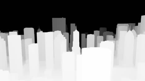 3d city skyline loop 13