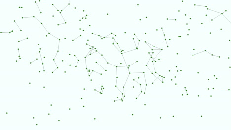 interconnected dots a fascinating circular network of nodes