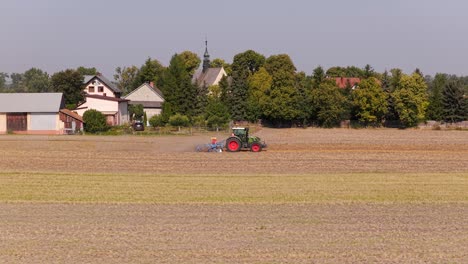 Aerial, Countryside Lifestyle, Crop Harvest, Modern Farming Technology