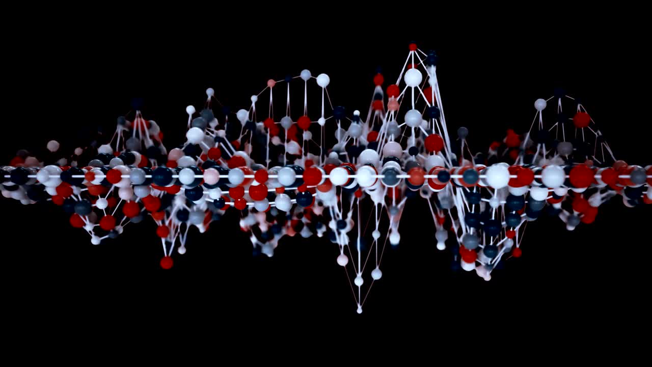 4k 네트워크 분자 mesh