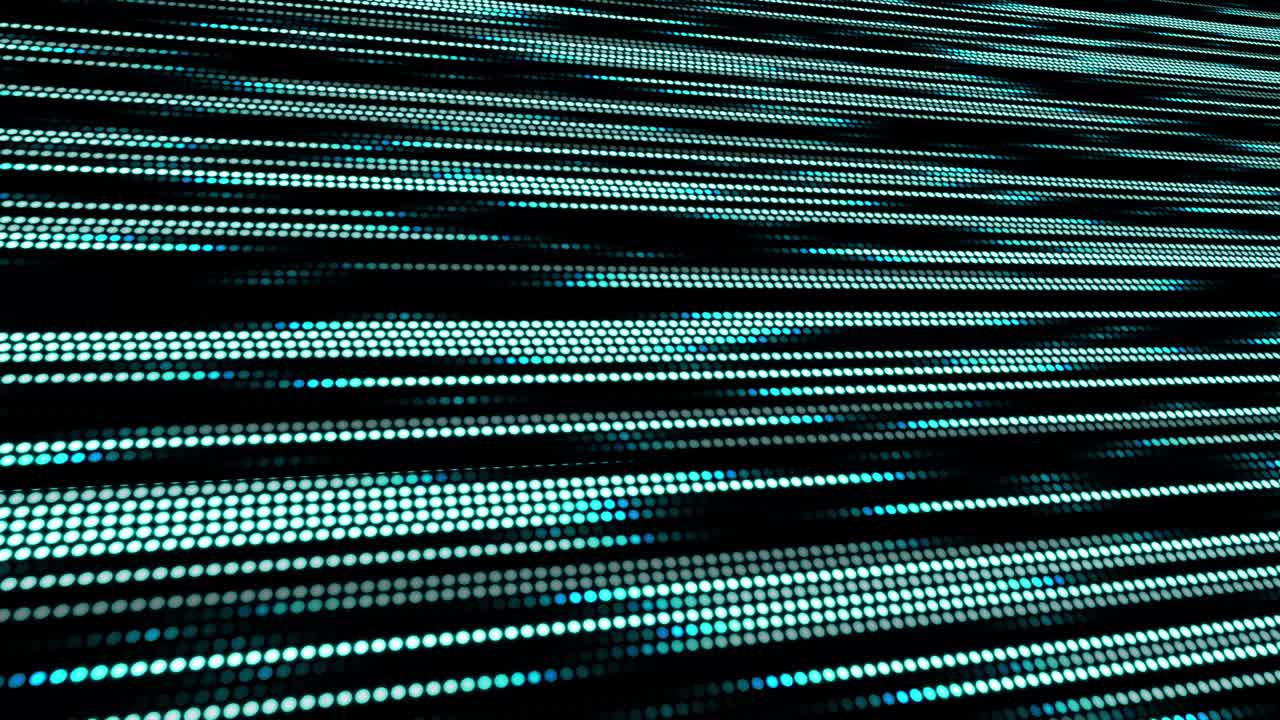 Dot animation Cyber line Motion graphics