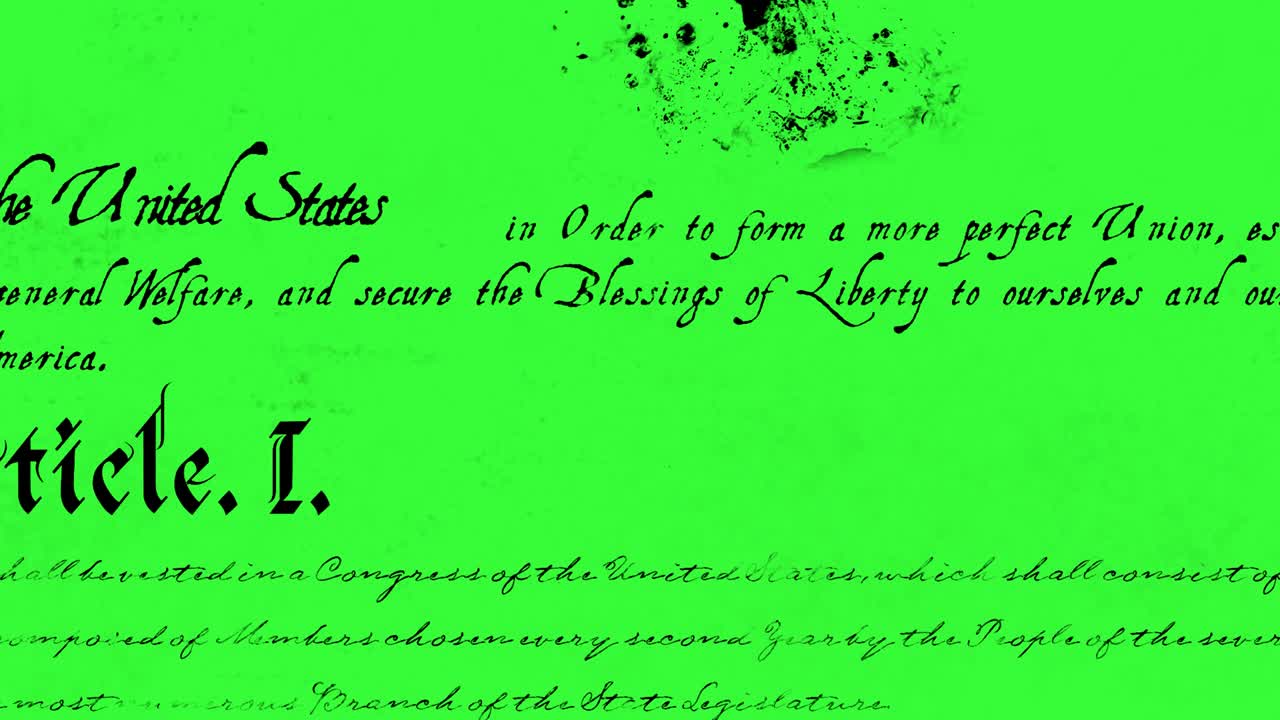 미국 헌법 4k