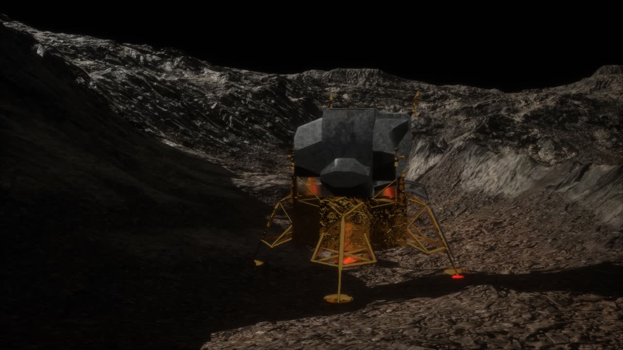 lunar landing mission on the Moon