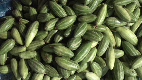 pointed gourd a kind of kitchen vegetable sell on market