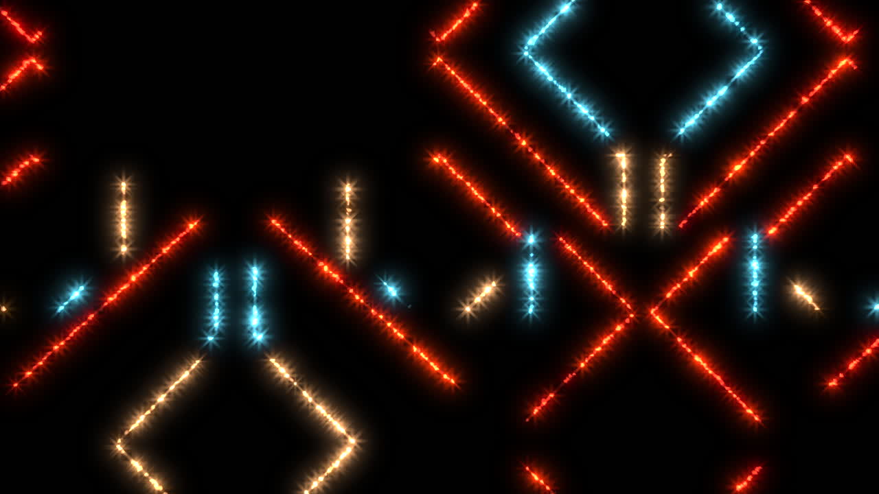 patrón de neón en zigzag elemento de diseño futurista y moderno