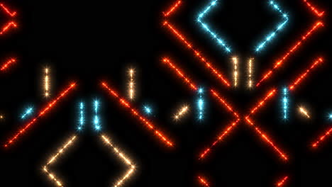 patrón de neón en zigzag elemento de diseño futurista y moderno