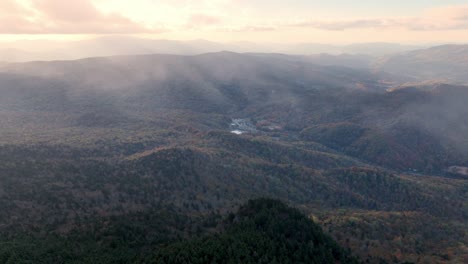 flying-through-clouds-on-the-slopes-of-grandfather-mountain-nc,-north-carolina